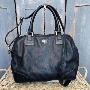 Tory Burch Large Doctor/Boston Convertible Satchel Black